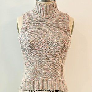 Anthropologie Sleeveless Sweater Turtleneck Tank